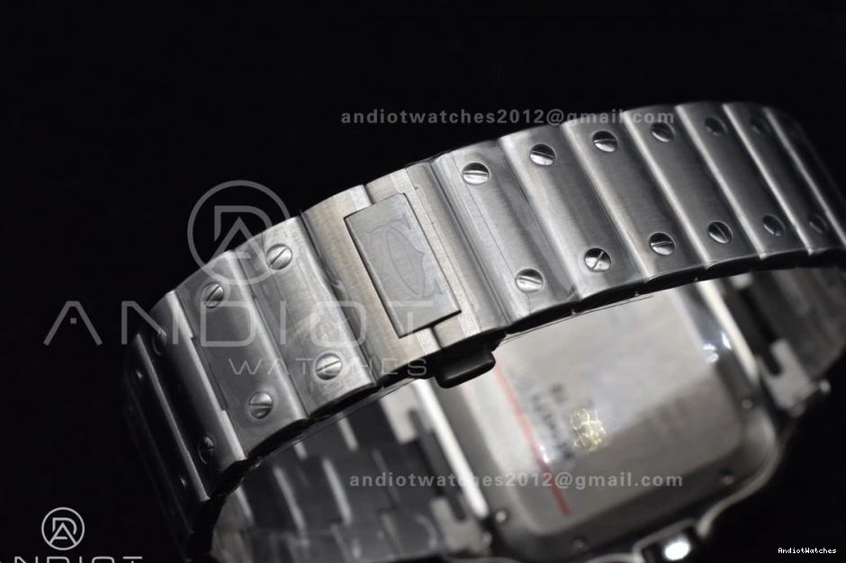 BVF V SS Blue Dial SmartLinks on 9015 de Colorful 1047 Santos 1:1 Cartier MIYOTA Edition SS Best 40mm Bracelet 1005